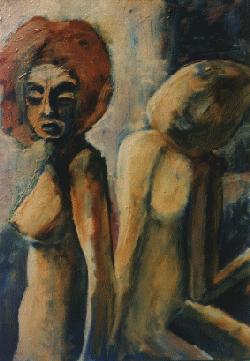 [Image: Hans Munch's 'Lesbians']